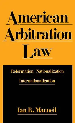 E-Book (pdf) American Arbitration Law von Ian R. Macneil