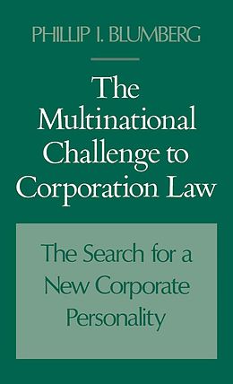E-Book (pdf) The Multinational Challenge to Corporation Law von Phillip I. Blumberg