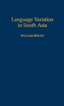E-Book (pdf) Language Variation in South Asia von William Bright
