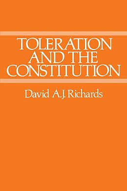 E-Book (pdf) Toleration and the Constitution von David A. J. Richards