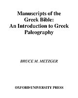 eBook (pdf) Manuscripts of the Greek Bible de Bruce M. Metzger