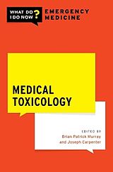 Couverture cartonnée Medical Toxicology de B. Patrick Murray, Joseph Carpenter