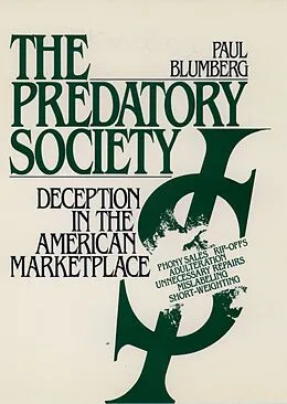 E-Book (pdf) The Predatory Society von Paul Blumberg