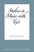 E-Book (pdf) Studies in Music with Text von David Lewin
