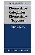 Elementary Categories, Elementary Toposes