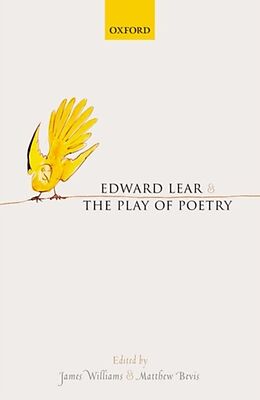 Livre Relié Edward Lear and the Play of Poetry de James (University of York) Bevis, Matthe Williams