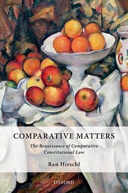 Couverture cartonnée Comparative Matters de Ran Hirschl