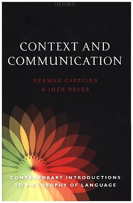 Kartonierter Einband Context and Communication von Herman Cappelen, Josh Dever