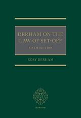 Livre Relié Derham on the Law of Set Off de Rory Derham