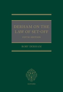 Livre Relié Derham on the Law of Set Off de Rory Derham