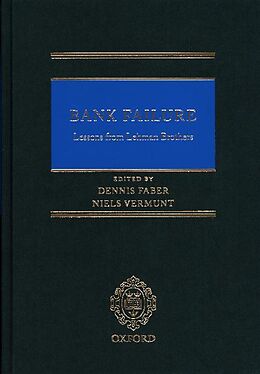 Livre Relié Bank Failure: Lessons from Lehman Brothers de Dennis (Professor of Private and Commercial Faber