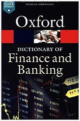 Couverture cartonnée A Dictionary of Finance and Banking de Jonathan Law