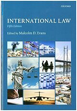 Couverture cartonnée International Law de Malcolm Evans