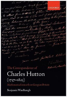 Livre Relié The Correspondence of Charles Hutton de Charles Hutton