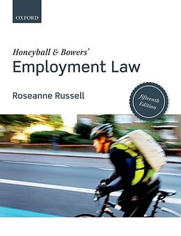 Couverture cartonnée Honeyball & Bowers' Employment Law de Roseanne Russell