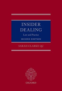 Fester Einband Insider Dealing von Sarah Clarke QC