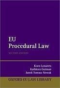 Livre Relié EU Procedural Law de Koen Lenaerts, Kathleen Gutman, Janek Tomasz Nowak