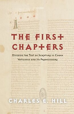 Livre Relié The First Chapters de Charles E. Hill