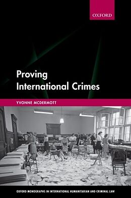 Livre Relié Proving International Crimes de Yvonne McDermott