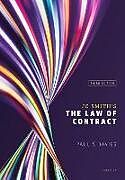 Couverture cartonnée JC Smith's The Law of Contract de Paul S. Davies