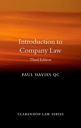 Kartonierter Einband Introduction to Company Law von Paul Davies