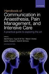 Couverture cartonnée Handbook of Communication in Anaesthesia, Pain Management, and Intensive Care de 