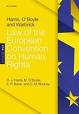 Couverture cartonnée Harris, O'Boyle, and Warbrick: Law of the European Convention on Human Rights de David Harris, Michael O'Boyle, Ed Bates