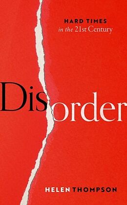 Livre Relié Disorder de Helen Thompson