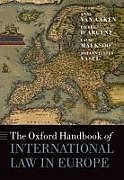 Livre Relié The Oxford Handbook of International Law in Europe de 