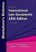 Couverture cartonnée Blackstone's International Law Documents de Malcolm Evans