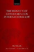 Livre Relié The Identity of Governments in International Law de Niko Pavlopoulos