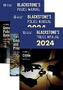 Couverture cartonnée Blackstone's Police Manuals Three Volume Set 2024 de Paul Connor, Andrew Cox, Glenn Hutton