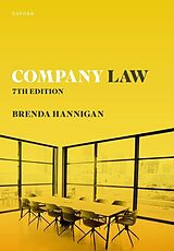 Couverture cartonnée Company Law de Brenda Hannigan