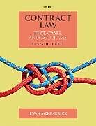 Couverture cartonnée Contract Law de Ewan McKendrick