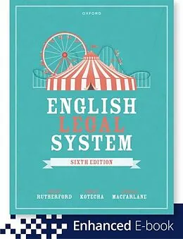 E-Book (epub) English Legal System von Helen Rutherford, Birju Kotecha, Angela Macfarlane