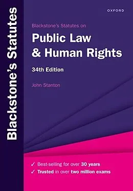 E-Book (pdf) Blackstone's Statutes on Public Law & Human Rights von John Stanton