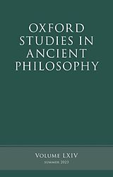 Livre Relié Oxford Studies in Ancient Philosophy, Volume 64 de 