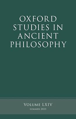 Livre Relié Oxford Studies in Ancient Philosophy, Volume 64 de 