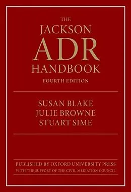 E-Book (epub) Jackson ADR Handbook von Stuart Sime, Susan Blake, Julie Browne