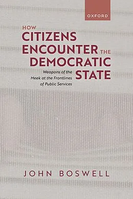 E-Book (pdf) How Citizens Encounter the Democratic State von John Boswell
