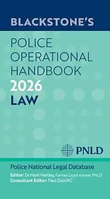 Kartonierter Einband Blackstone's Police Operational Handbook 2026 von Hartley Mark