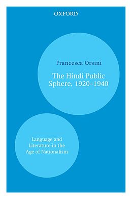 E-Book (epub) Hindi Public Sphere 1920-1940 von Francesca Orsini