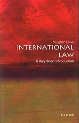 Couverture cartonnée International Law de Vaughan (Emeritus Chichele Professor of Public International Law