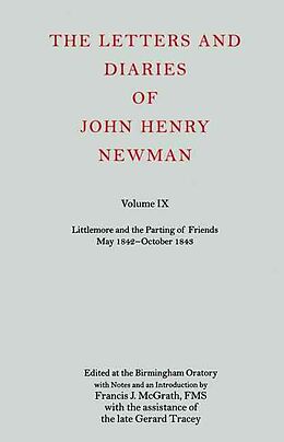 Fester Einband The Letters and Diaries of John Henry Newman Volume IX von Francis J. McGrath, Gerard (EDT) Tracey, Newman