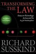 Couverture cartonnée Transforming the Law de Richard Susskind