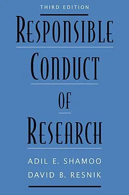 E-Book (pdf) Responsible Conduct of Research von Adil E. Shamoo, David B. Resnik