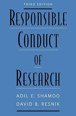 E-Book (epub) Responsible Conduct of Research von Adil E. Shamoo, David B. Resnik