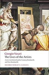 Couverture cartonnée The Lives of the Artists de Giorgio Vasari
