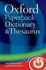 Taschenbuch English Paperback Dictionary and Thesaurus von Oxford Languages