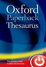 Couverture cartonnée Oxford Paperback Thesaurus de Oxford Languages